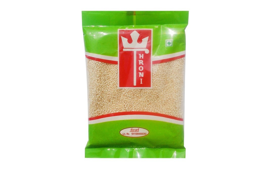 Throni White Sesame Seeds    Pack  25 grams